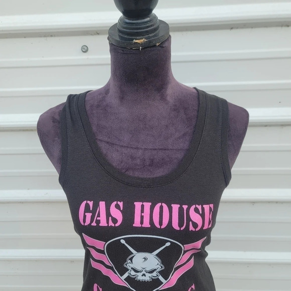 GAS HOUSE GORILLAS Sport Tek Women’s Size M Gray Pink Long Sleeve Dry Shirt Top - Picture 3 of 9